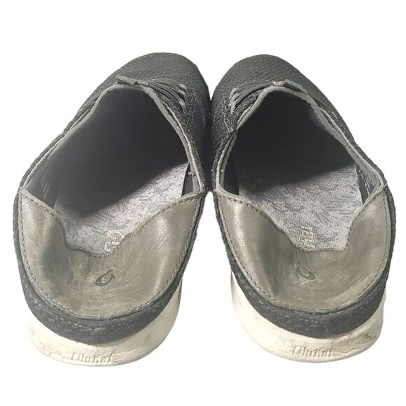 Olukai Alapa Li Black Mesh Stretch Laced Slip-On Athletic Sneakers 9.5 main image 7
